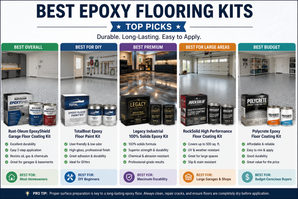 Best Epoxy Flooring Kits (Top Picks Section)