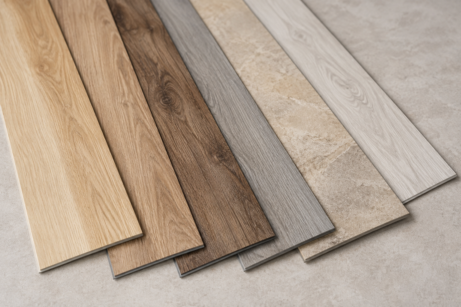 types of vinyl flooring