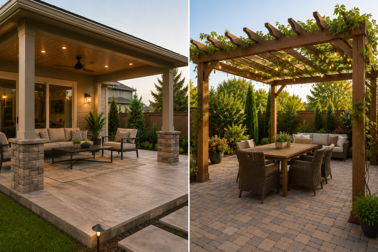 covered patio vs pergola