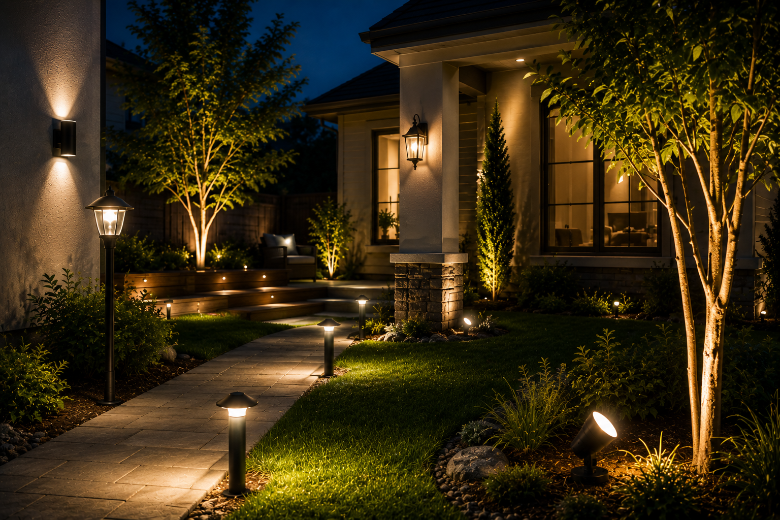 types of outdoor lighting