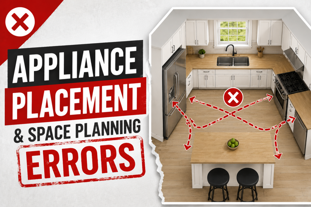Appliance Placement and Space Planning Errors