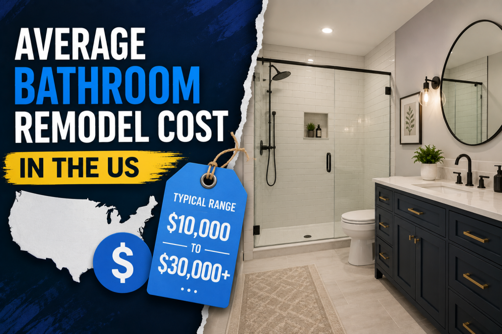Average Bathroom Remodel Budget in the US