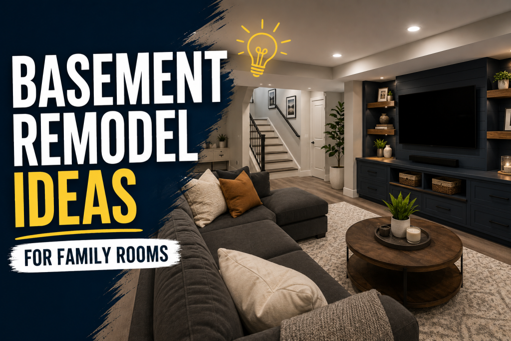 Basement Remodel Ideas for Family Rooms