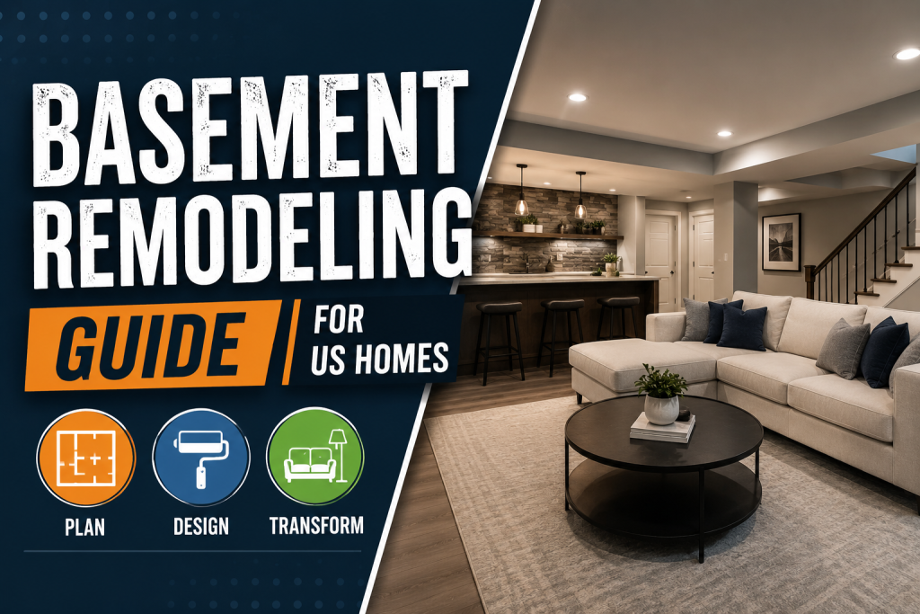 Basement Remodeling Guide for US Homes