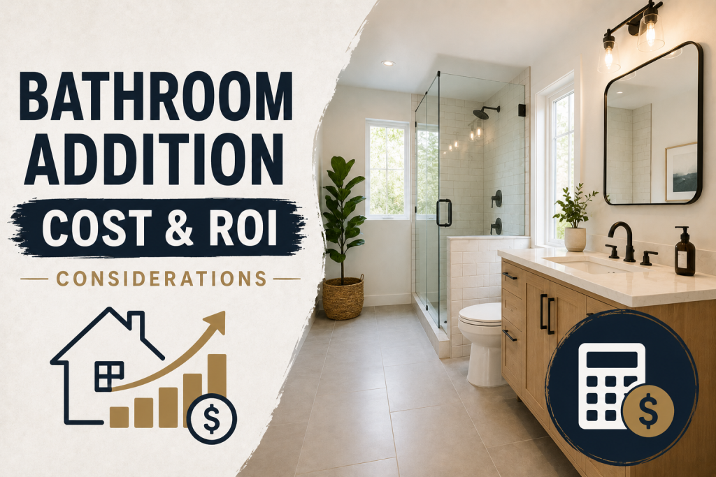 Bathroom Addition Cost ROI Considerations