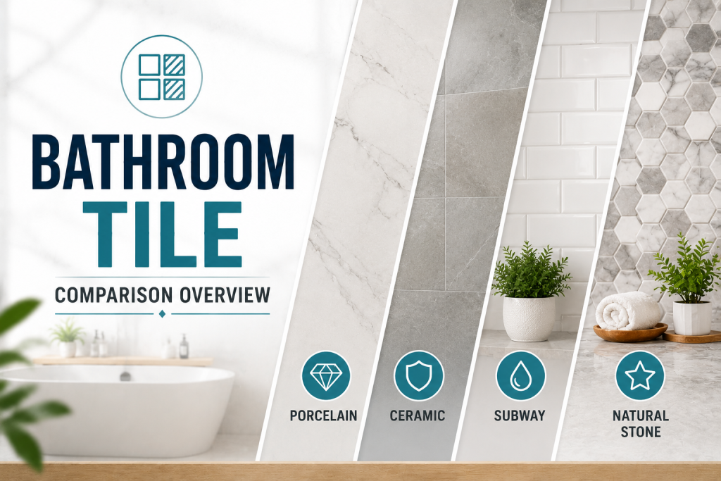 Bathroom Tile Comparison Overview