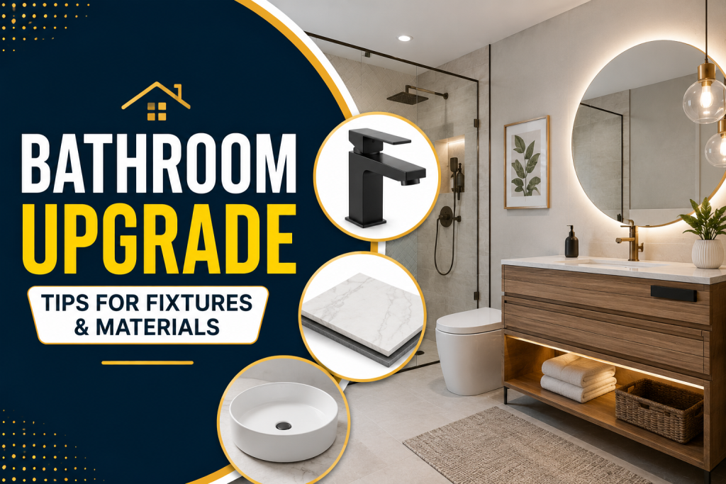 Bathroom Upgrade Tips for Fixtures and Materials