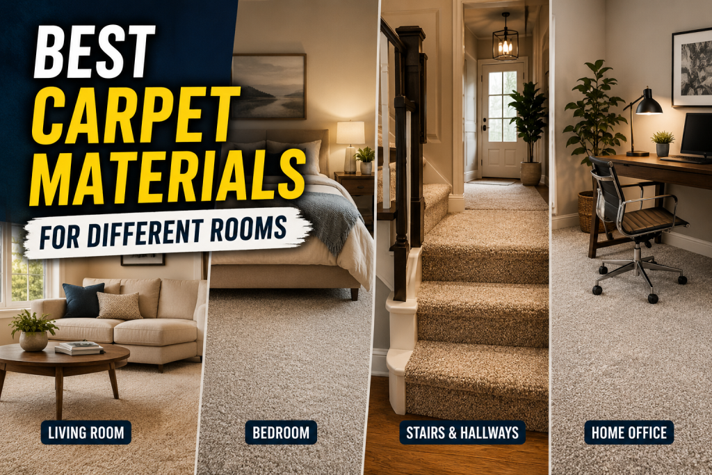 Best Carpet Materials for Different Rooms