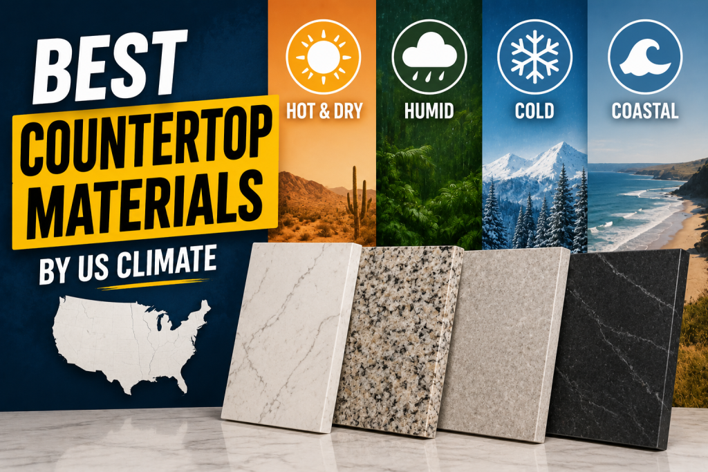 Best Countertop Materials by US Climate