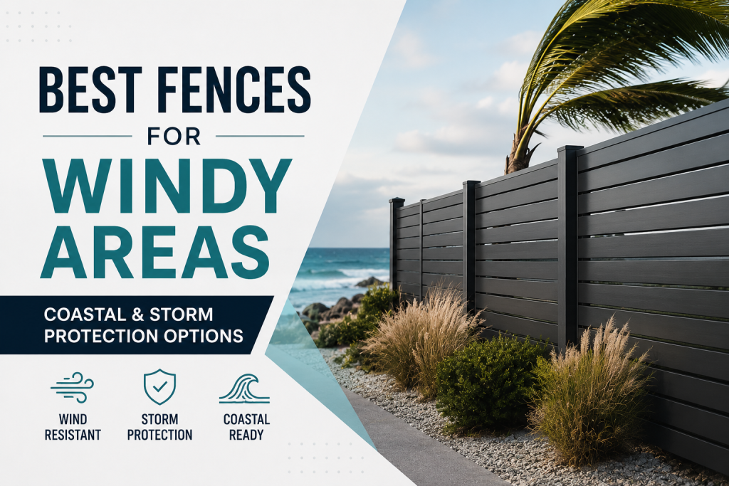 Best Fences for Windy Areas Coastal and Storm Protection Options