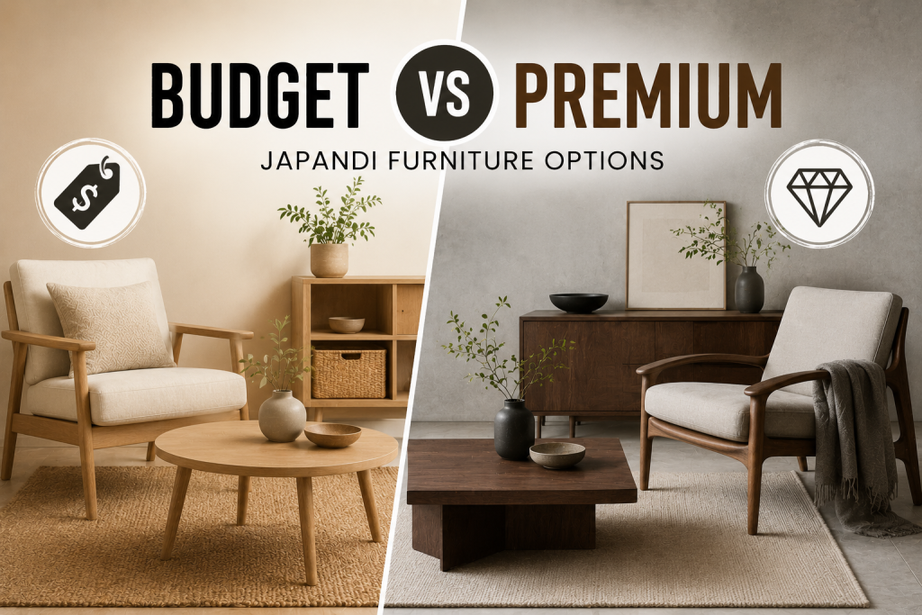 Budget vs Premium Japandi Furniture Options