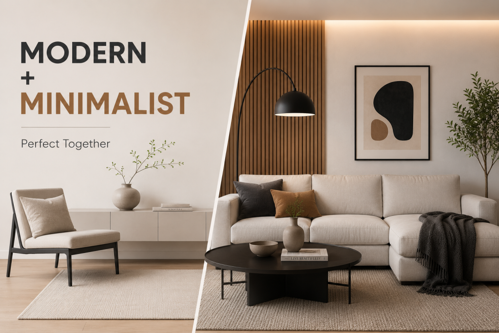 Modern vs minimalist design
