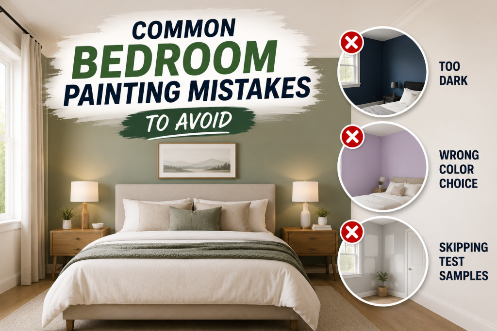 Common Bedroom Painting Mistakes to Avoid