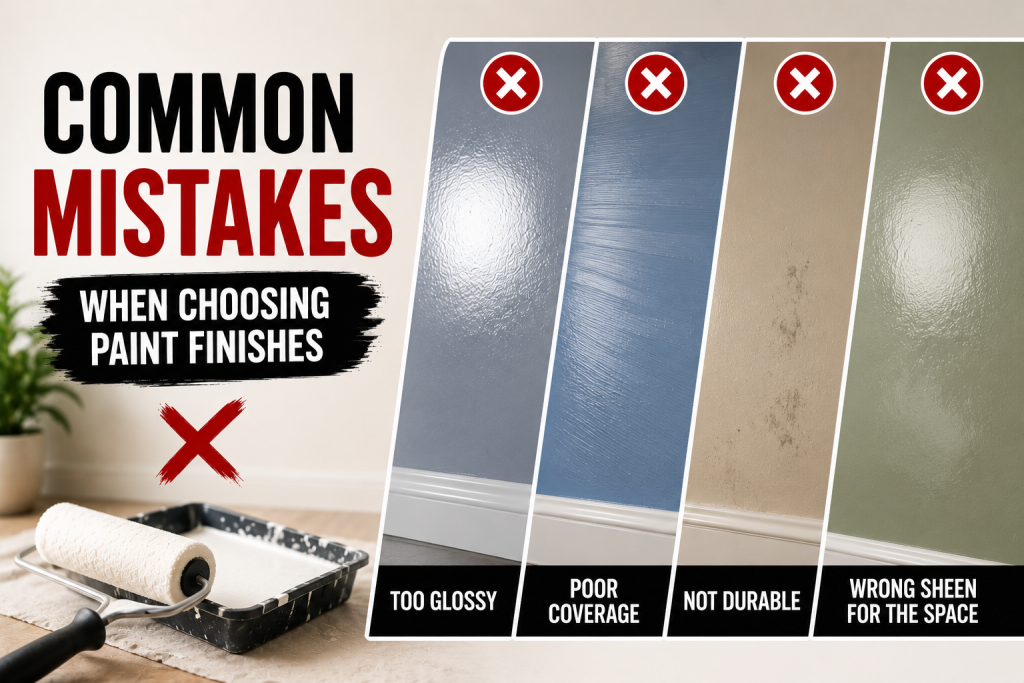 Common Mistakes When Choosing Paint Finishes