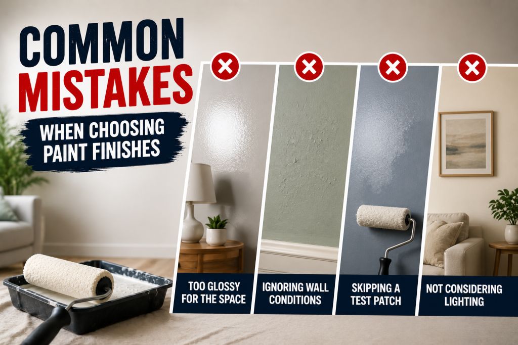 Common Mistakes When Choosing Paint Finishes