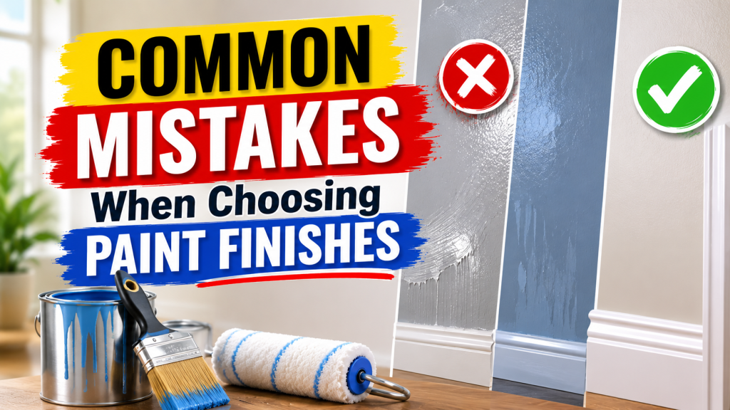 Common Mistakes When Choosing Paint Finishes