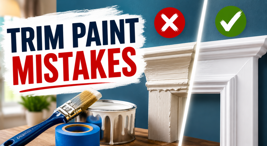 Common Mistakes When Choosing Trim Paint Finishes