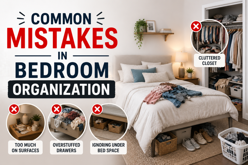 Common Mistakes in Bedroom Organization