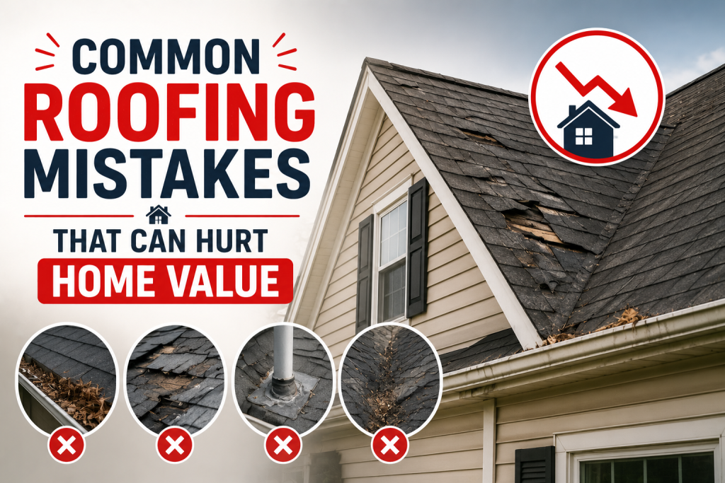Common Roofing Mistakes That Can Hurt Home Value
