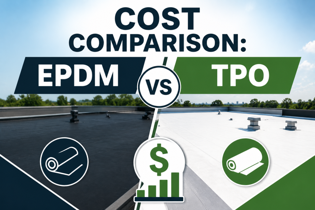 Cost Comparison: EPDM vs TPO Roofing