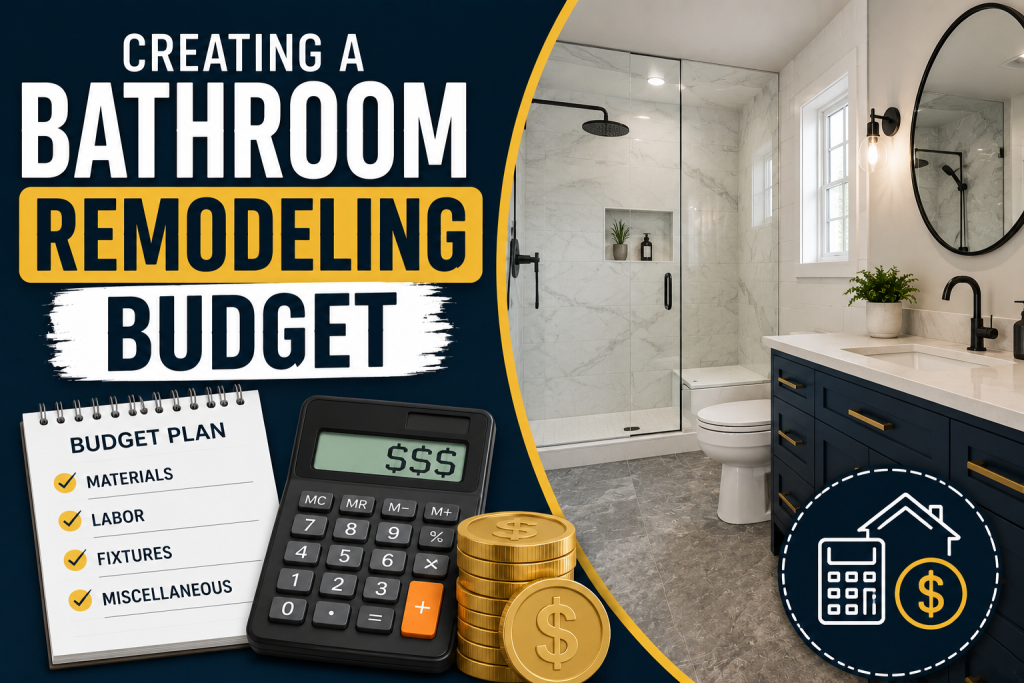 Creating a Bathroom Remodeling Budget