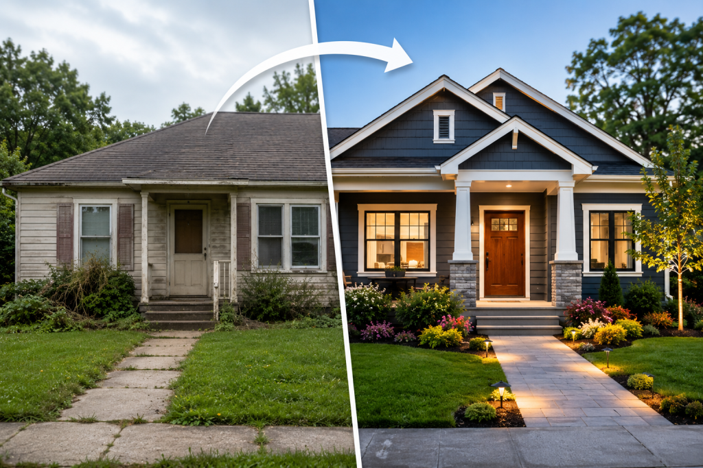 Curb Appeal Improvement Cost and ROI Which Exterior Upgrades Pay Off the Most 