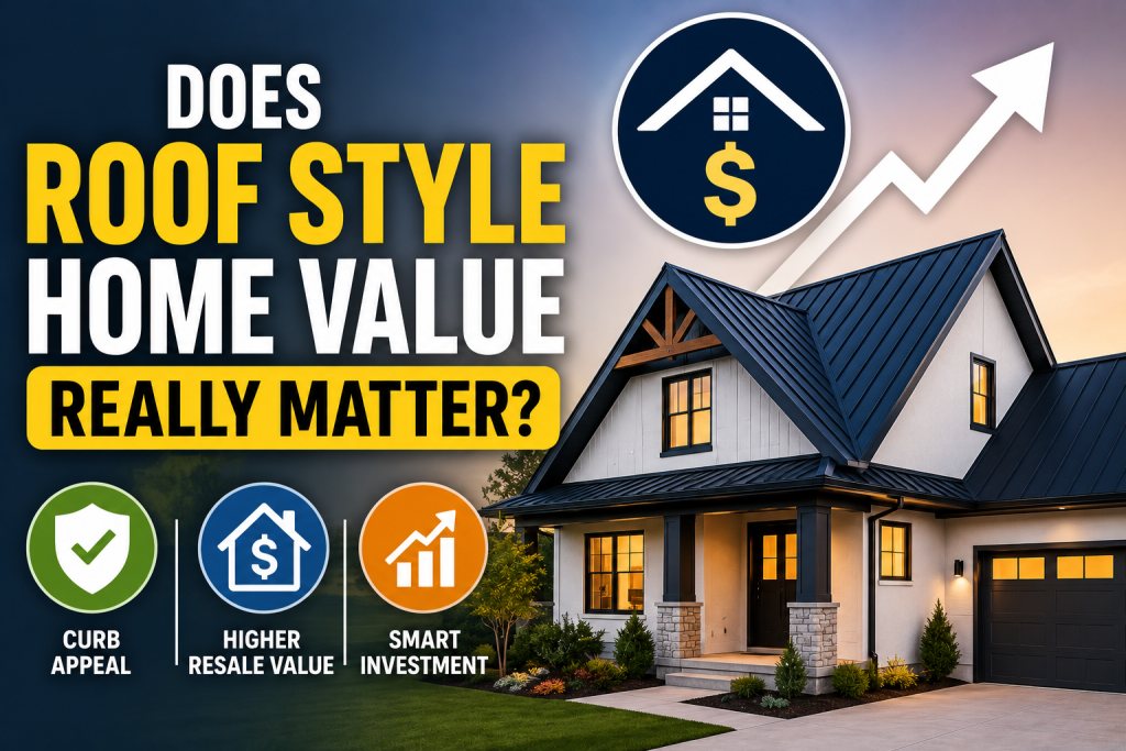 Does Roof Style Home Value Really Matter