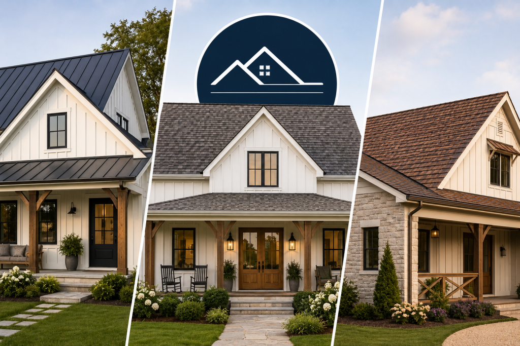 Farmhouse Exterior Ideas That Complement Roof Design