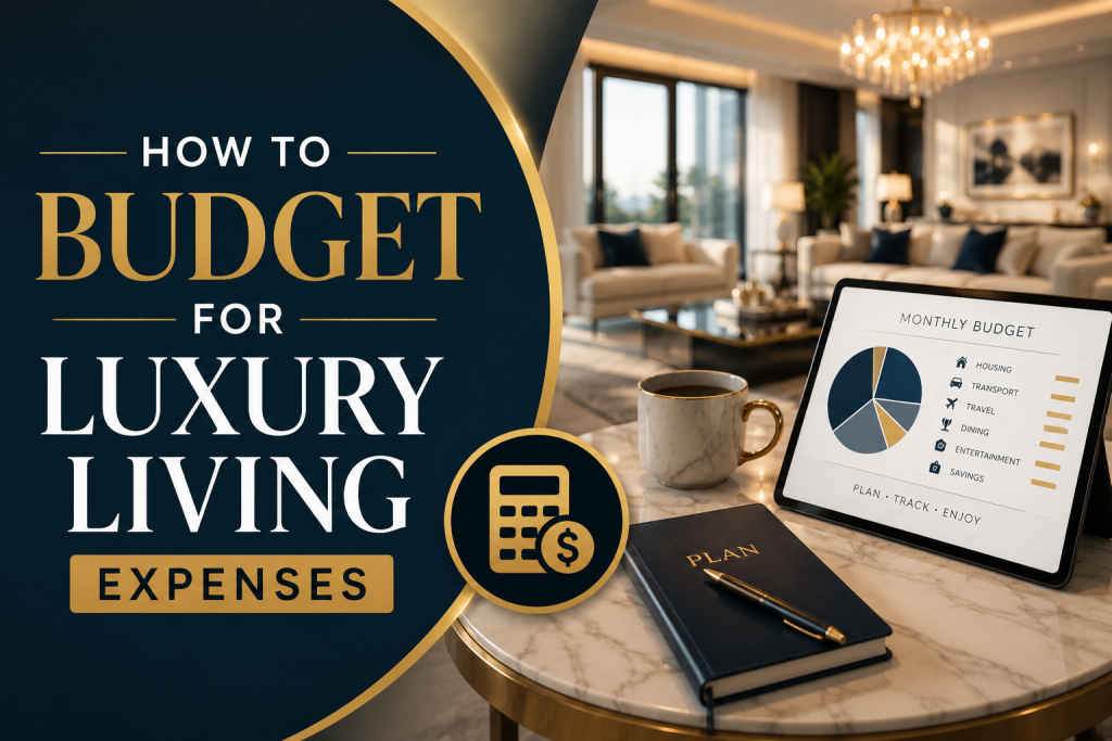 How to Budget for Luxury Living Expenses