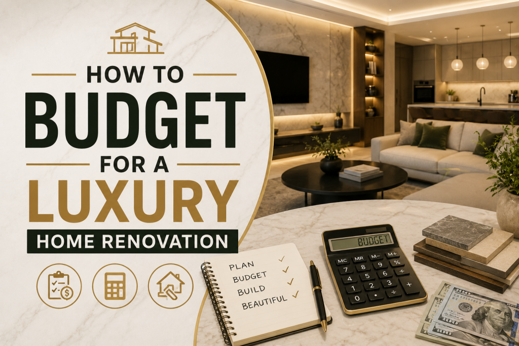 How to Budget for a Luxury Home Renovation