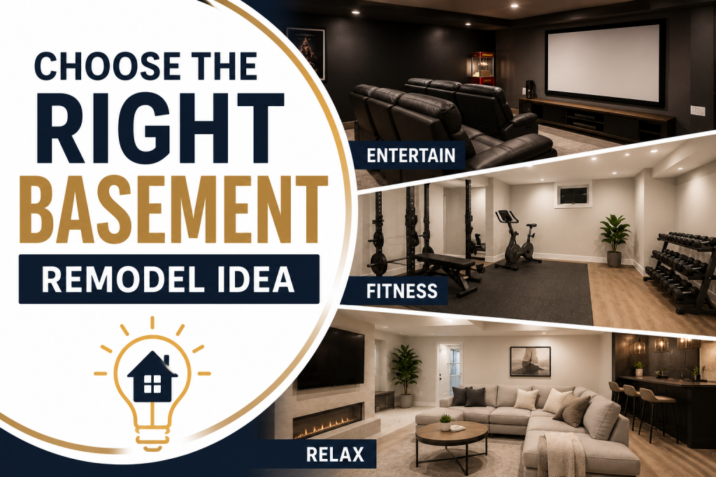 How to Choose the Right Basement Remodel Idea