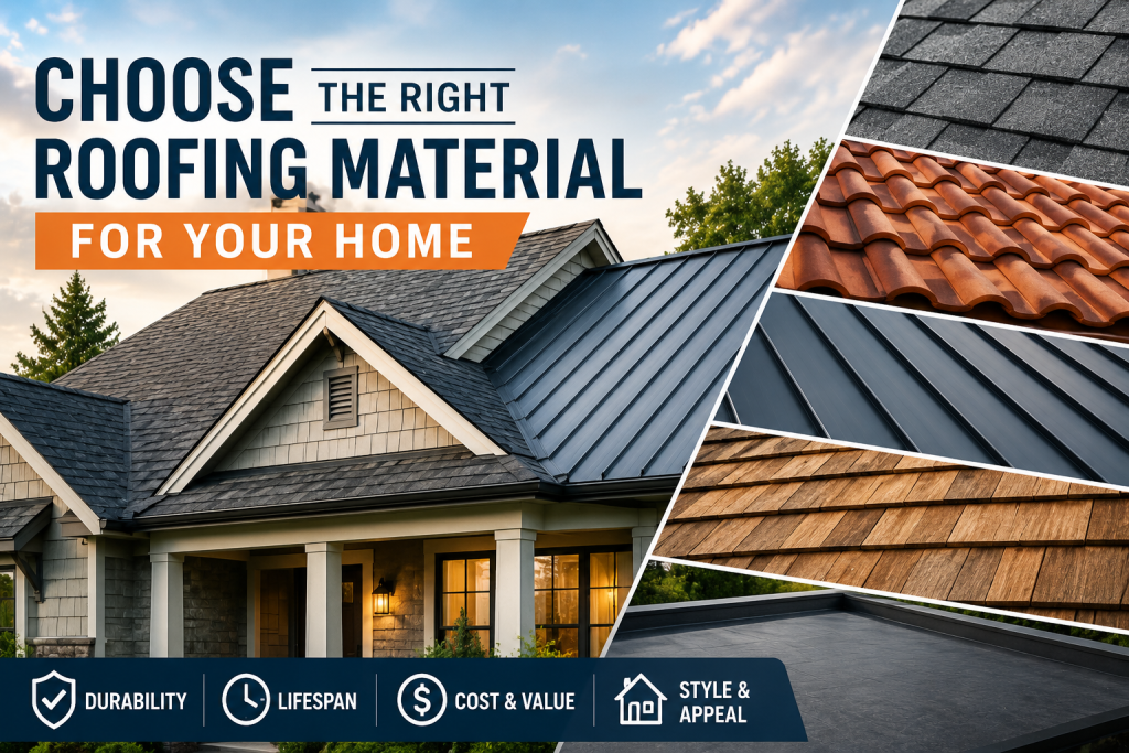 How to Choose the Right Roofing Material for Your Home