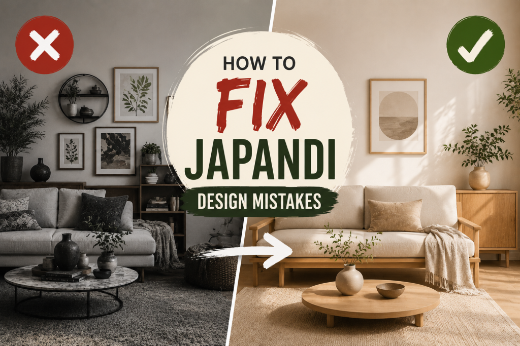 How to Fix Japandi Design Mistakes
