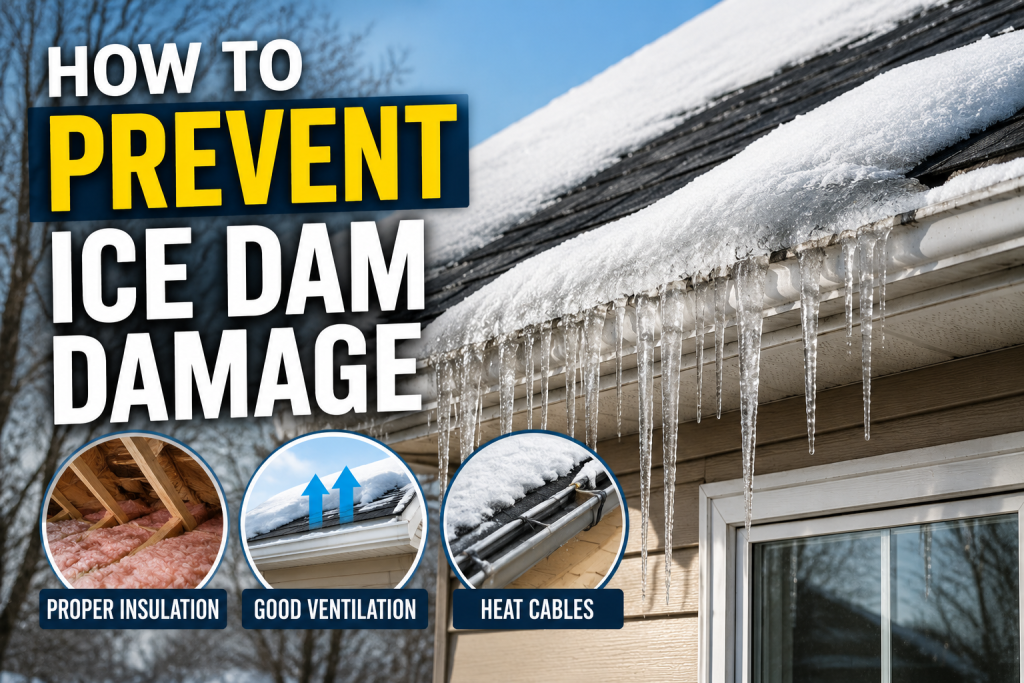 How to Prevent Ice Dam Damage