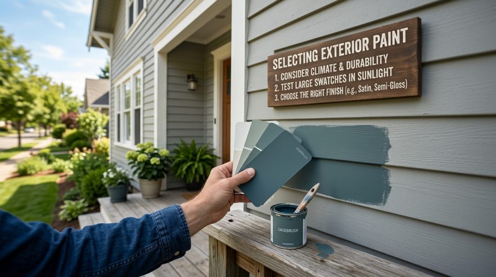 How to Select the Best Types of Exterior Paint for Your Home
