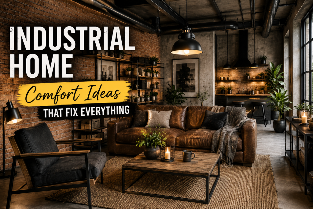 Industrial Home Comfort Ideas That Fix Everything