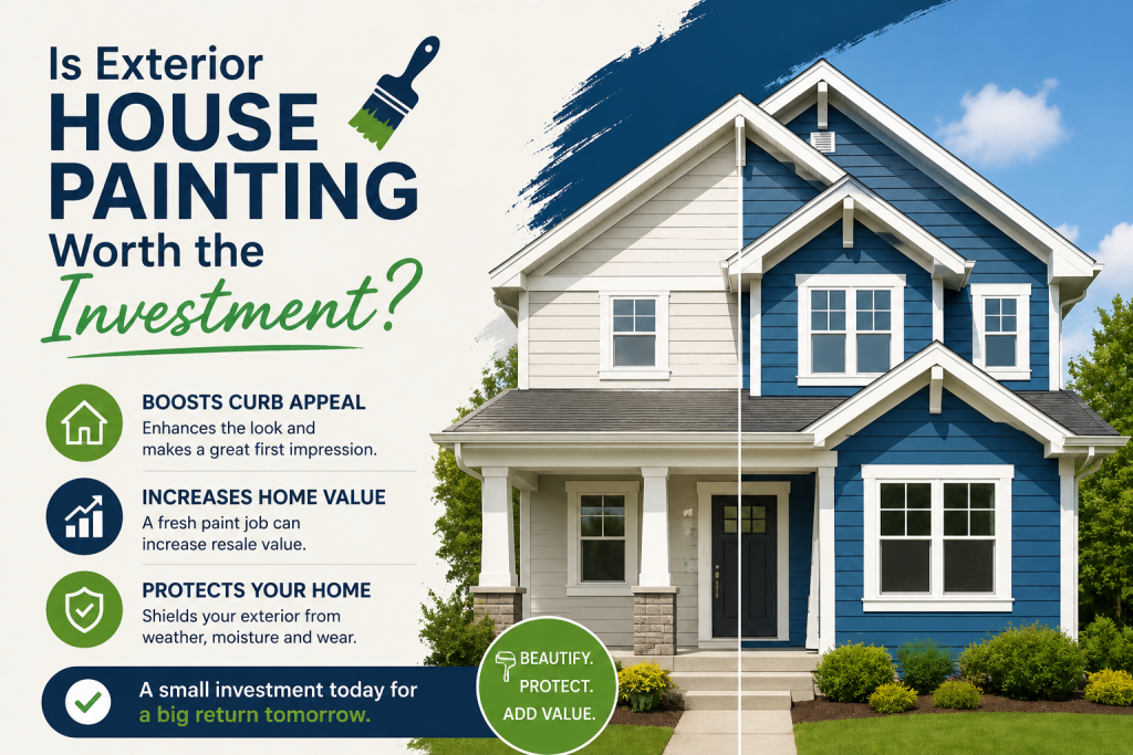 Is Exterior House Painting Worth the Investment?