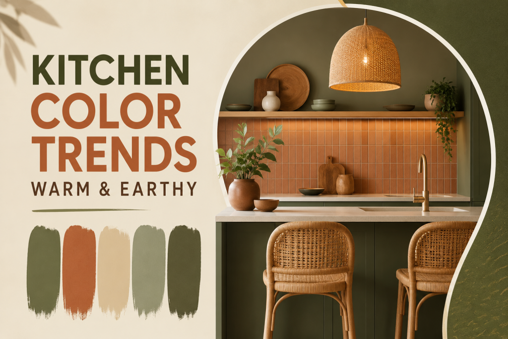 Kitchen Color Trends Shift Toward Warm and Earthy Tones