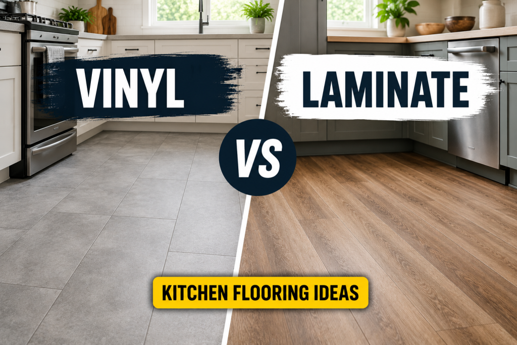 Kitchen Flooring Ideas – Vinyl vs Laminate