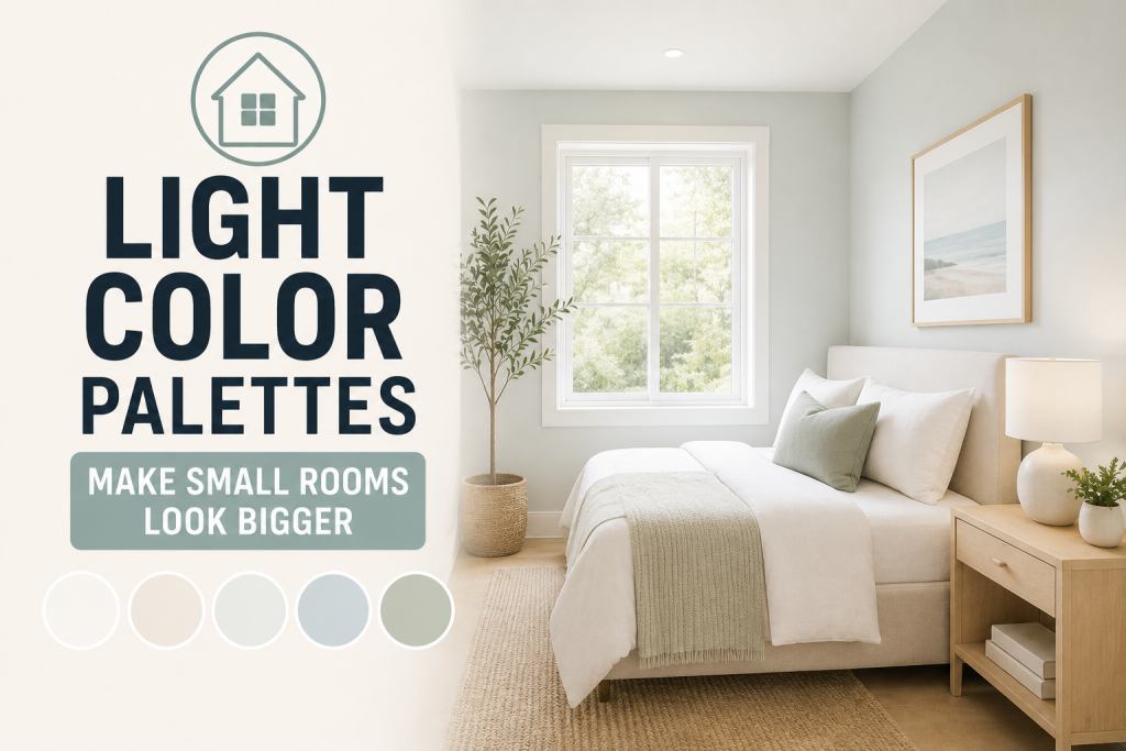 Light Color Palettes That Make Small Rooms Look Bigger