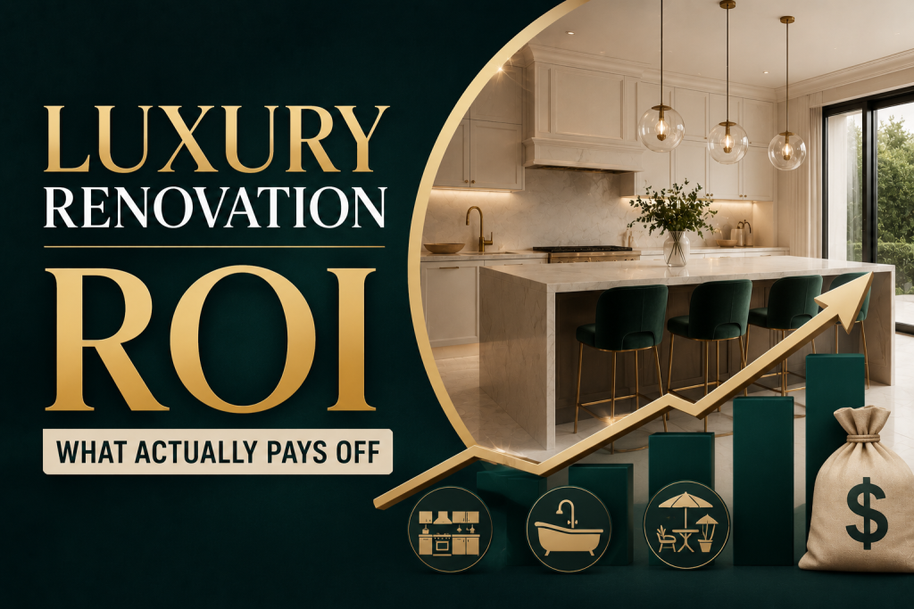 Luxury Renovation ROI What Actually Pays Off