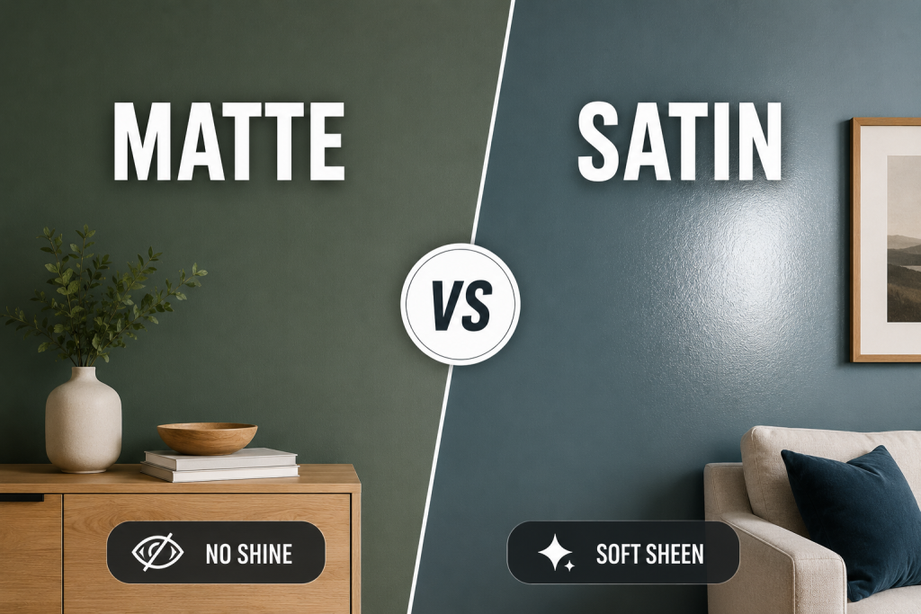 matte vs satin paint