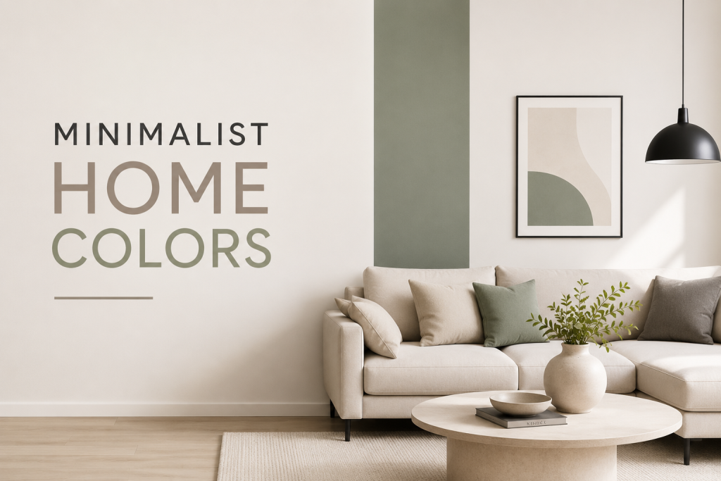 Minimalist Home Colors for a Clean Modern Look