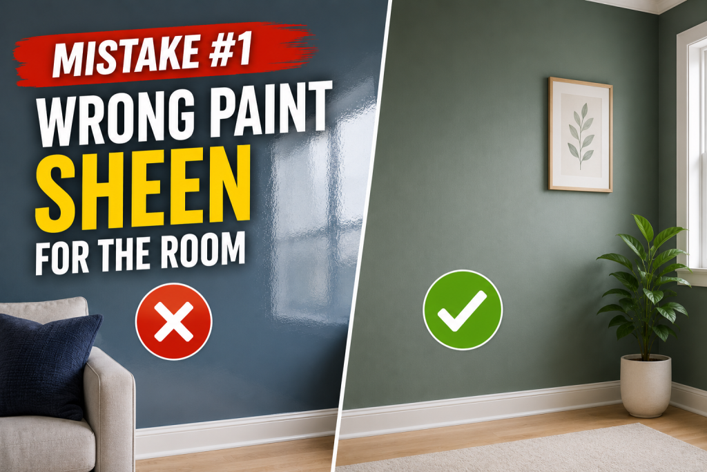 paint finish mistakes