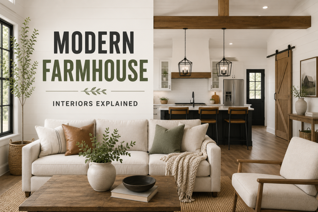 Modern Farmhouse Interiors Explained