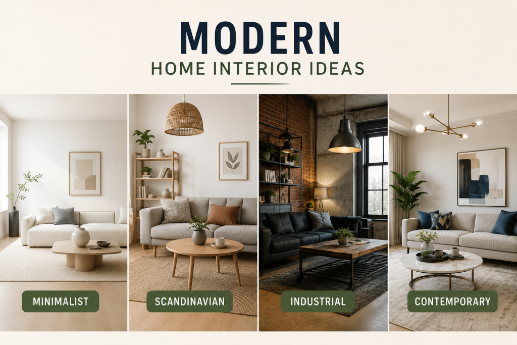Modern Home Interior Ideas for Different Home Styles