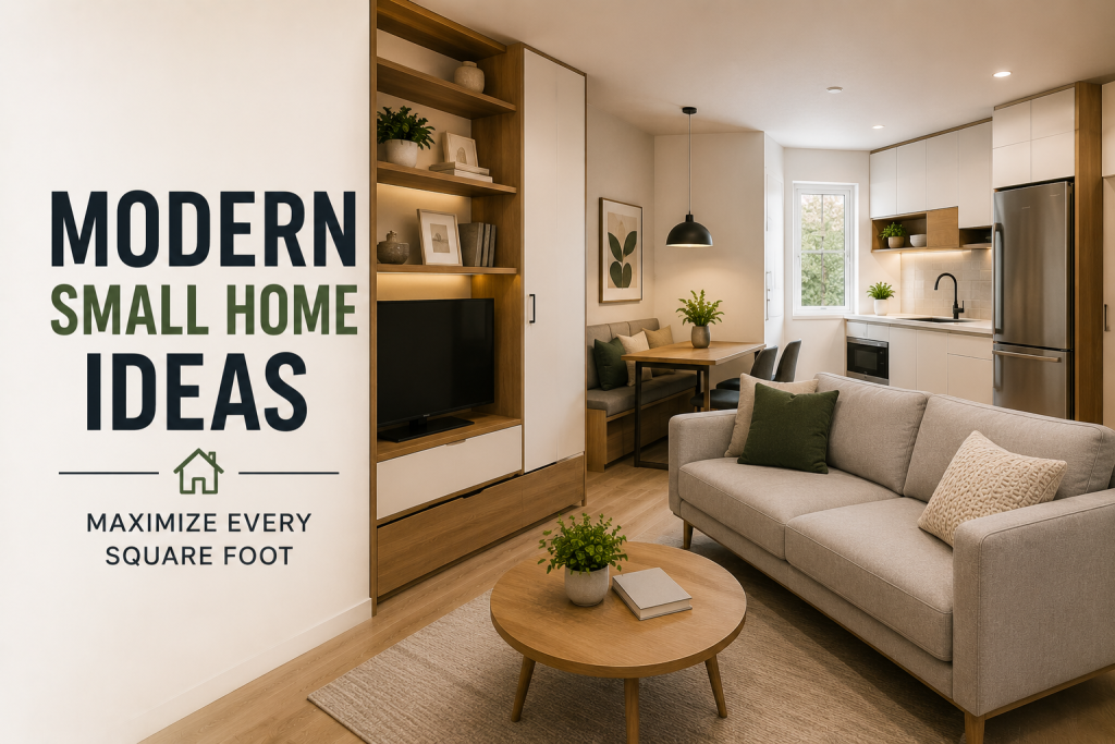 Modern interior design ideas for small homes