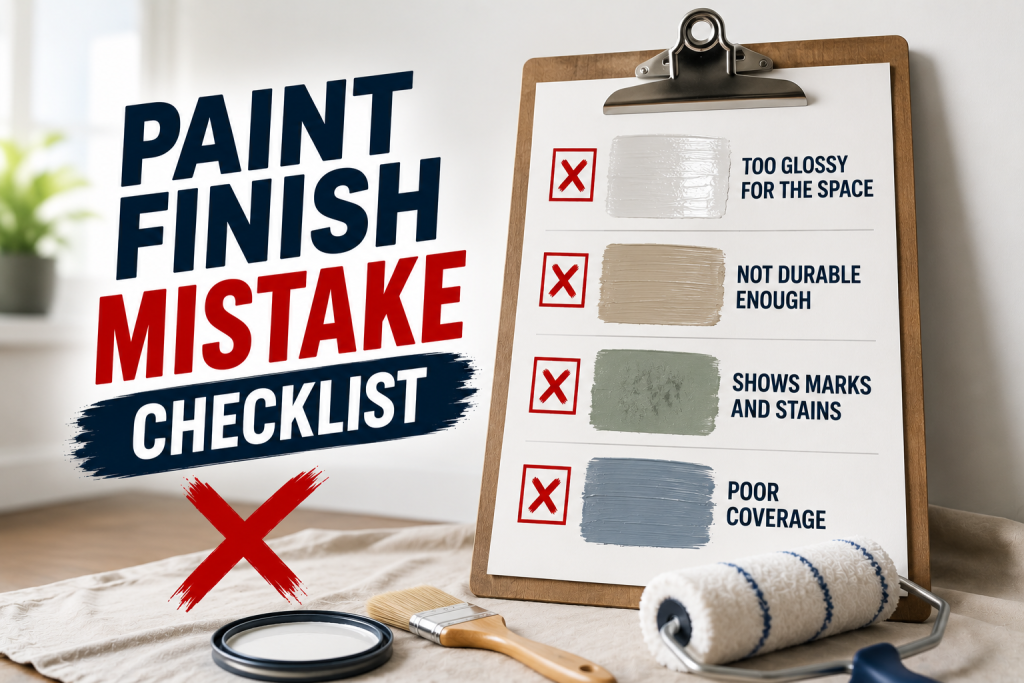 Paint Finish Mistake Checklist