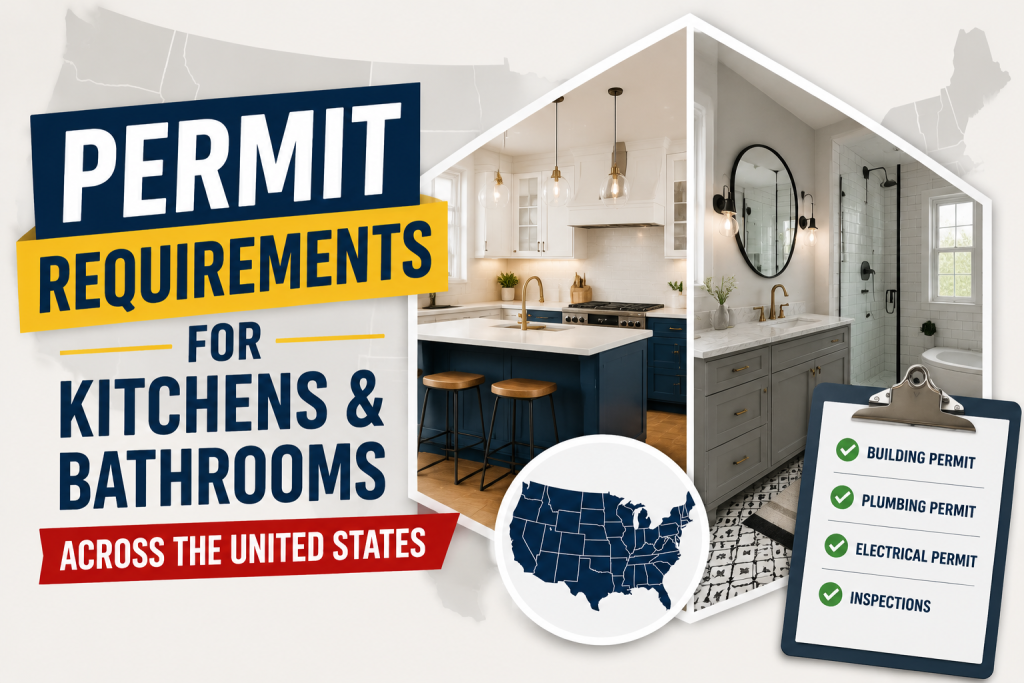 Permit Requirements for Kitchens and Bathrooms Across the United States