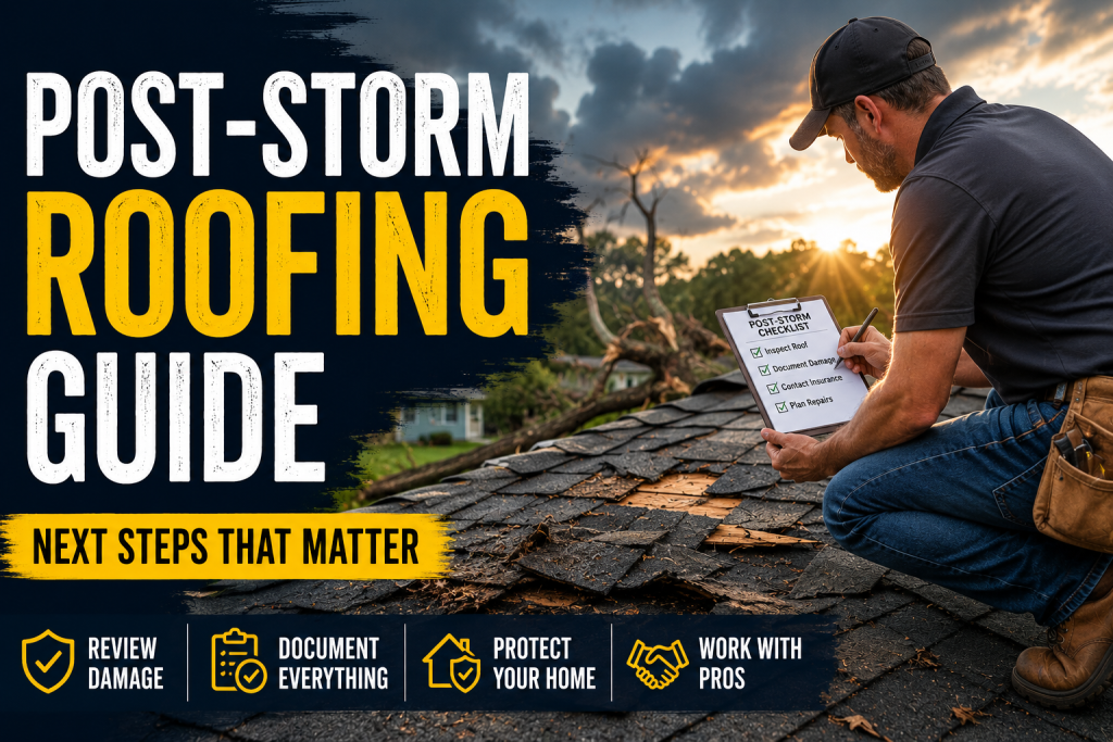 Post-Storm Roofing Guide Next Steps After Inspection